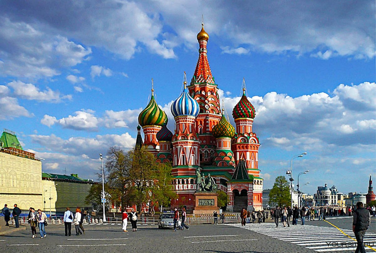 Храм Василия Блаженного Москва панорама