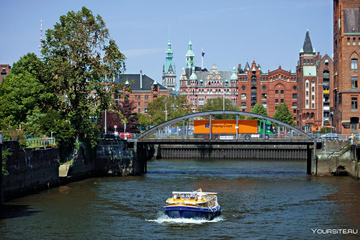 Hamburg Германия мосты