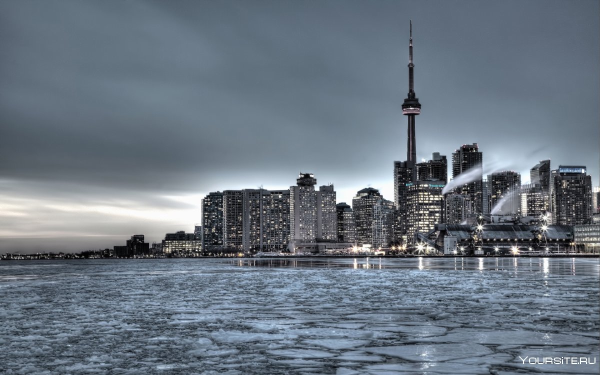 Торонто Канада зима