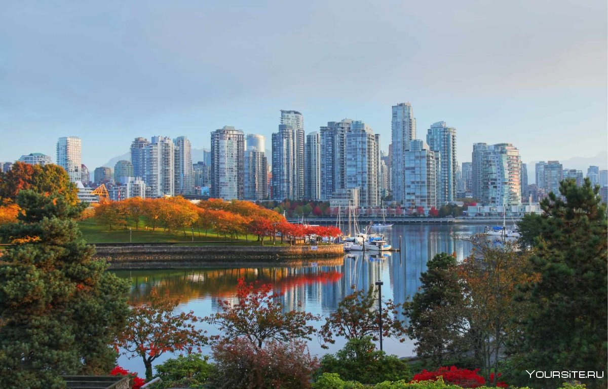 Ванкувер город в Канаде озеро