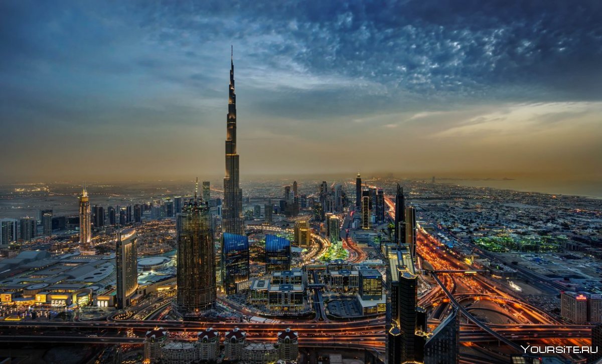 Небоскрёб Бурдж-Халифа в Дубае