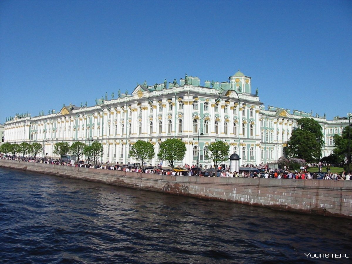 Эрмитаж Санкт-Петербург зимой