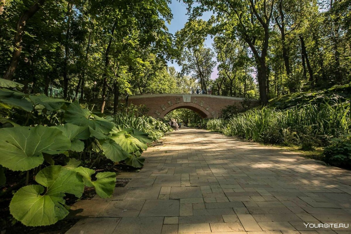 Парк Нескучный сад в Москве