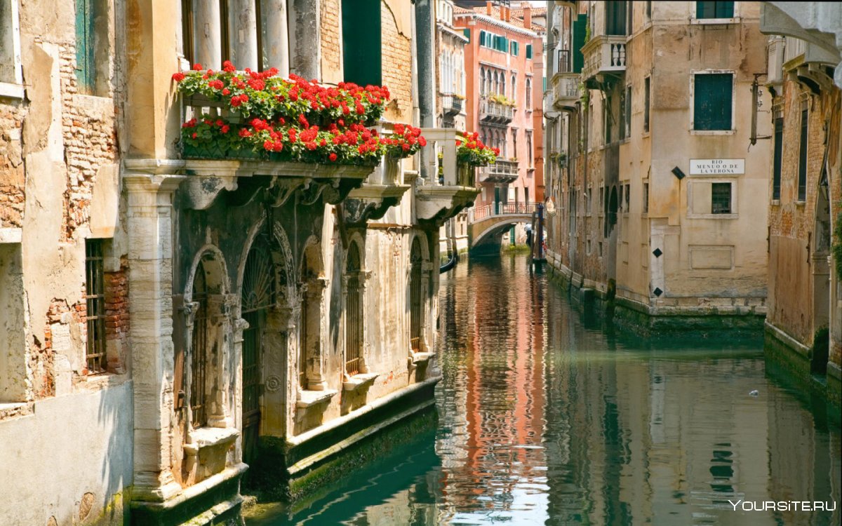 Венеция Италия архитектура улочки
