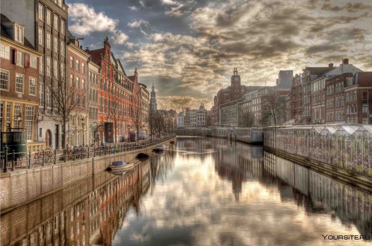 Каналы Амстердама (г. Амстердам)