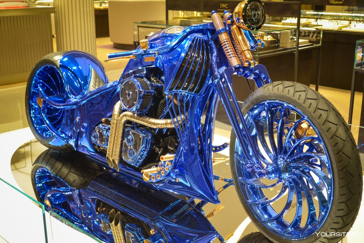 Мотоцикл Harley Davidson Blue Edition