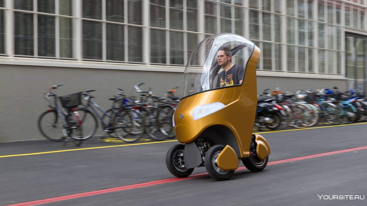 Трицикл с кабиной Electro-Triscooter ELEJULI 2000-01 W