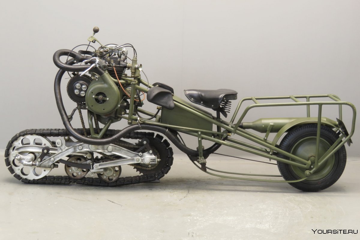 Mercier 1937 гусеничный мотоцикл