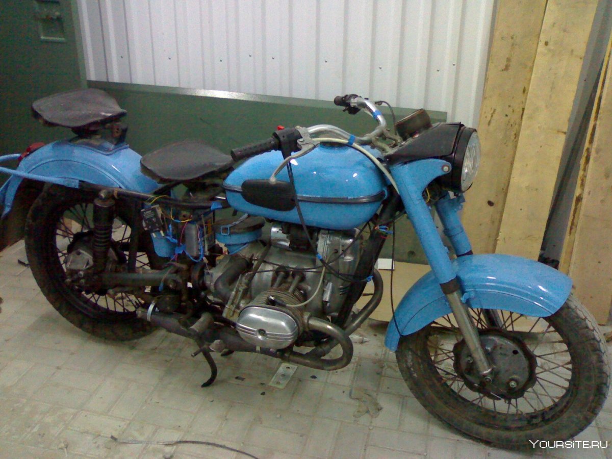 Мотоцикл Урал одиночка покраска