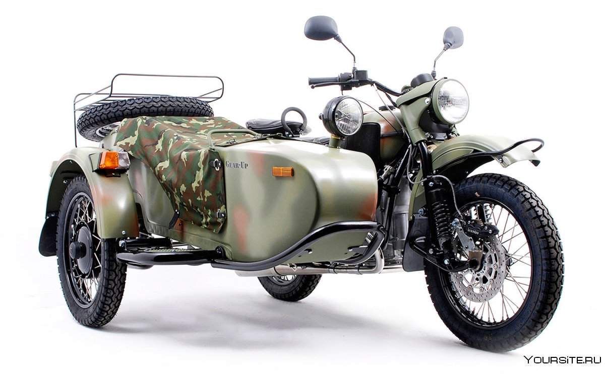 Мотоцикл Урал м-63 цвета хаки