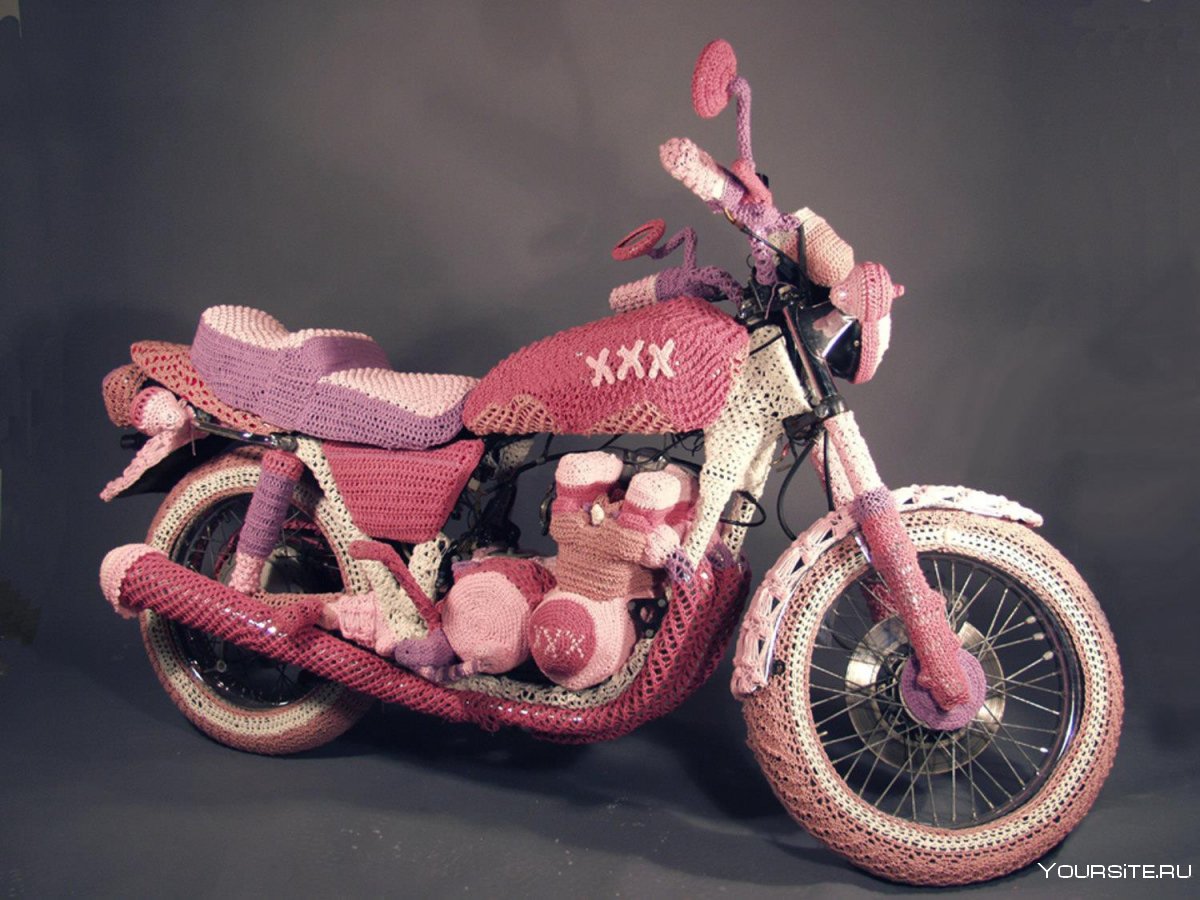 Мотоцикл из пенопласта