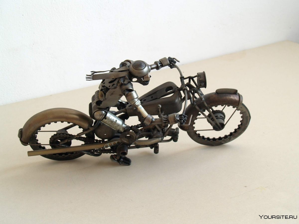 Мотоциклы из деталь