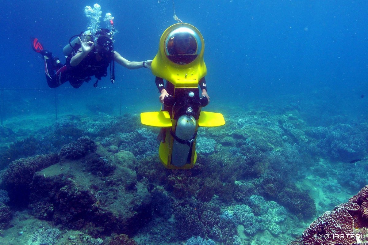 Подводный скутер для дайверов