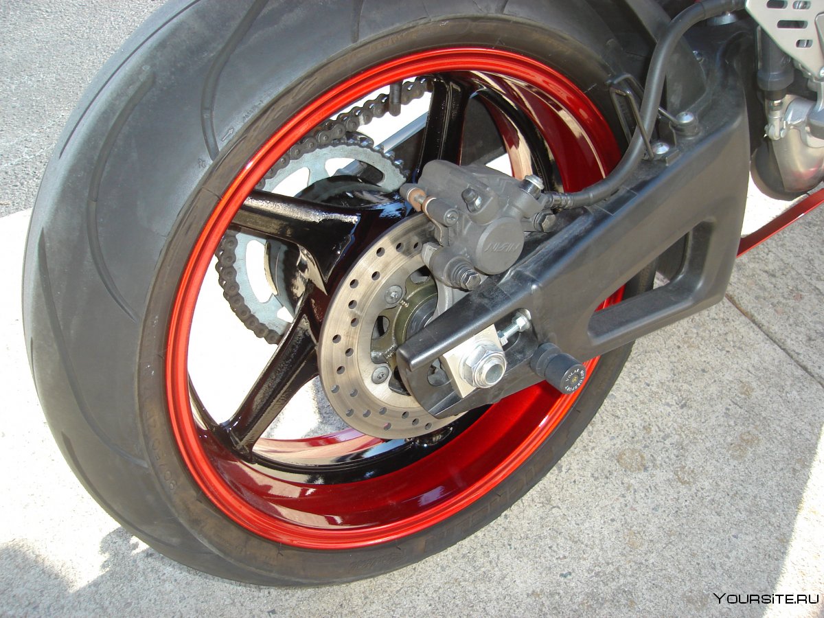 Покраска колес мотоцикла