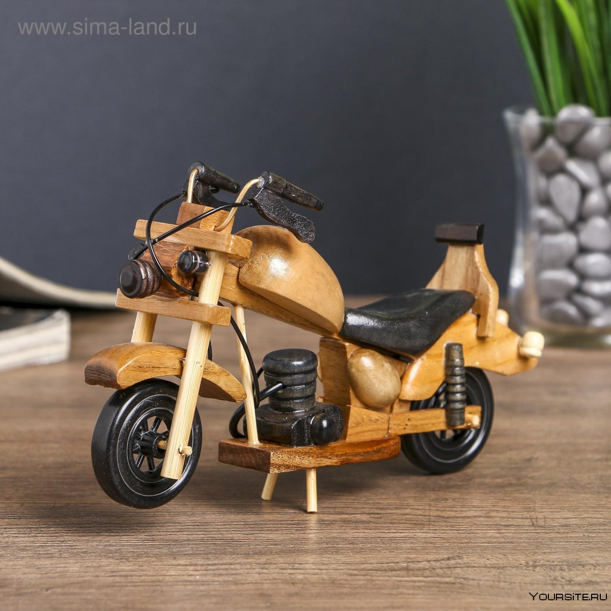 Африканский мотоцикл из дерева