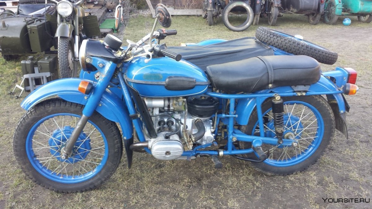 Мотоцикл Урал м 67 36 синий
