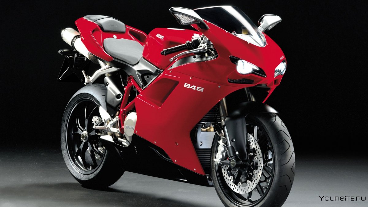 Ducati 848 EVO красный