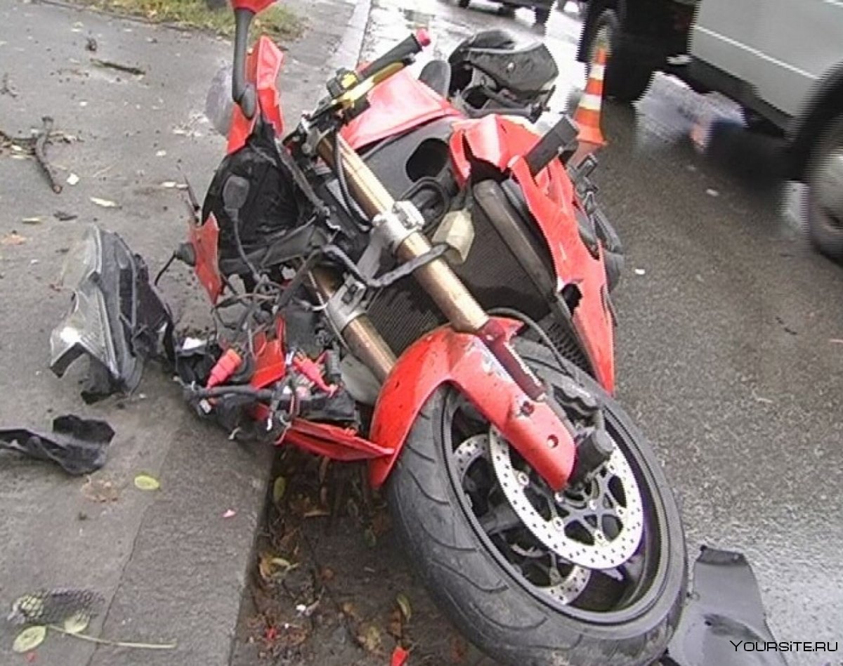 Авария на мотоцикле Восход
