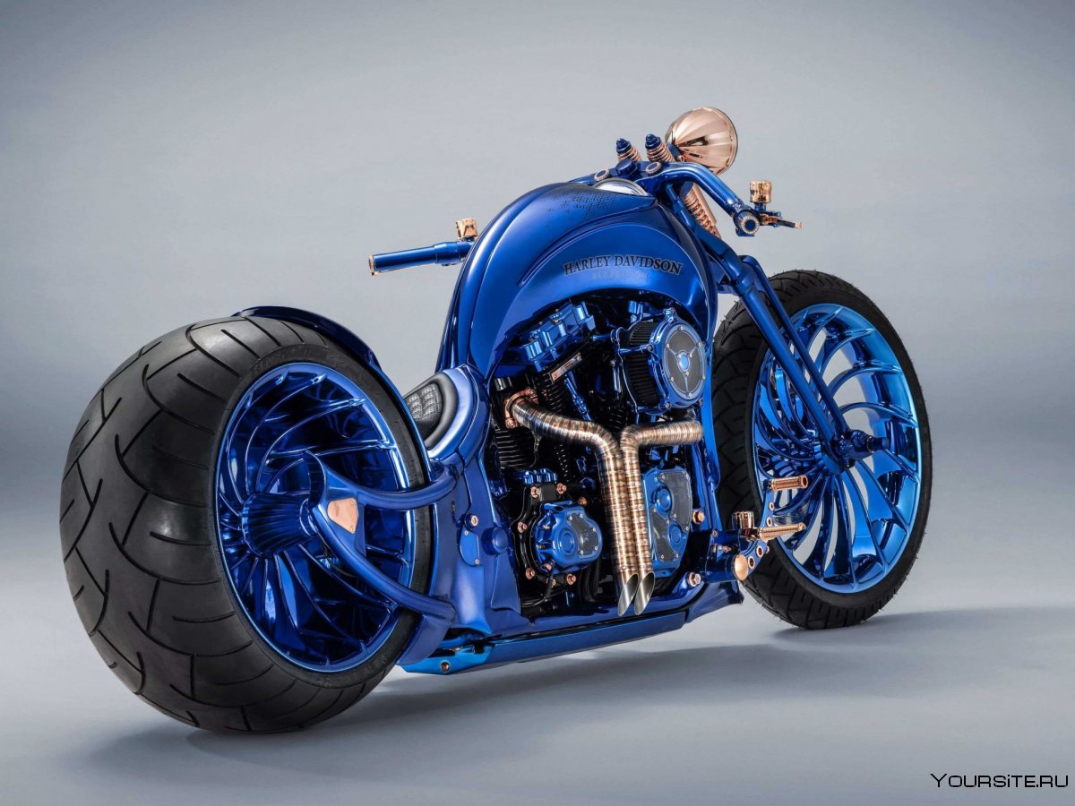 Мотоцикл Harley Davidson Blue Edition