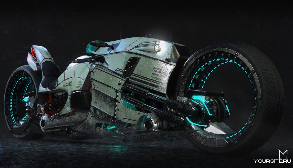 Cyberpunk мотоцикл концепт