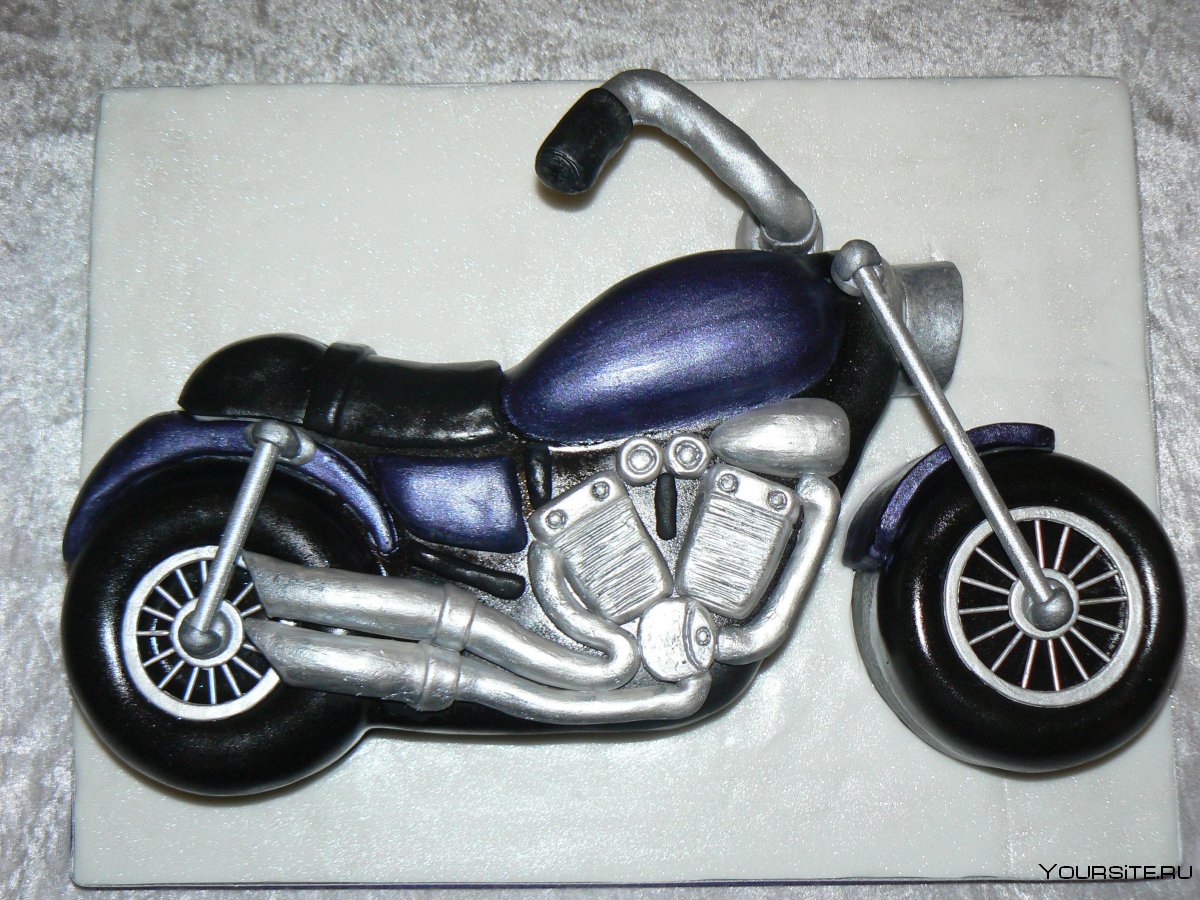 Мотоцикл из марципана