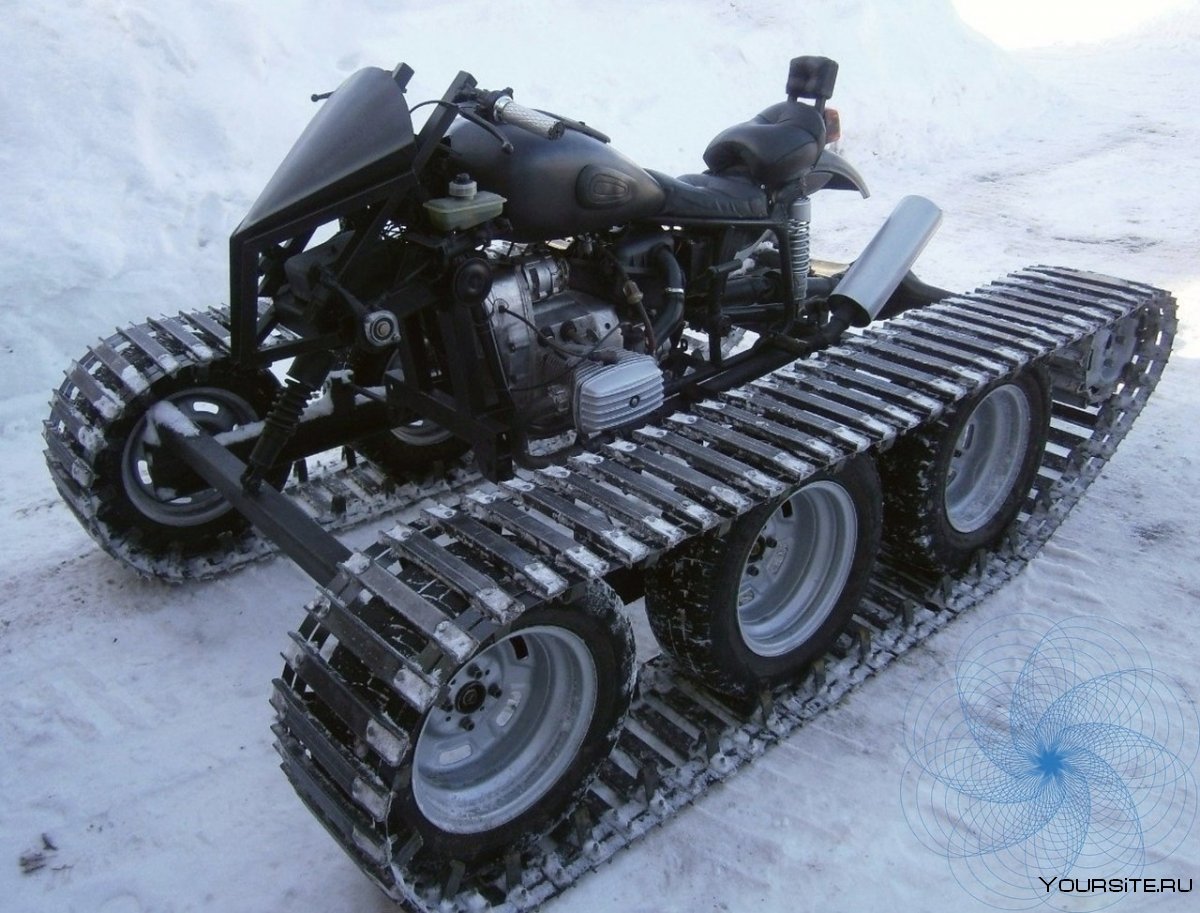 Снегоход с двигателем ВАЗ 2109