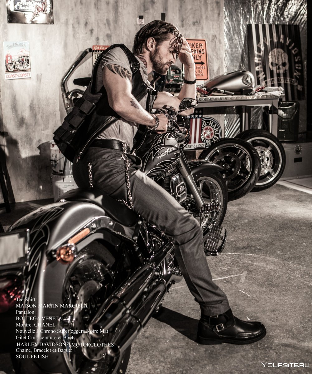 Harley Davidson man чоппер