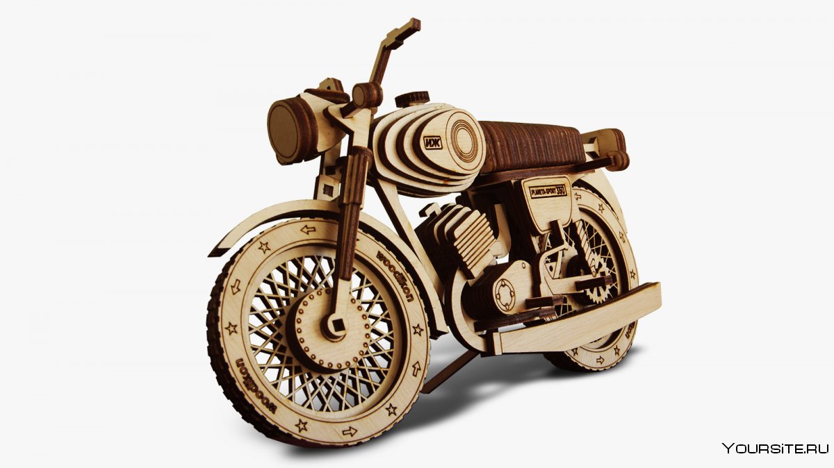 Модель мотоцикла из фанеры