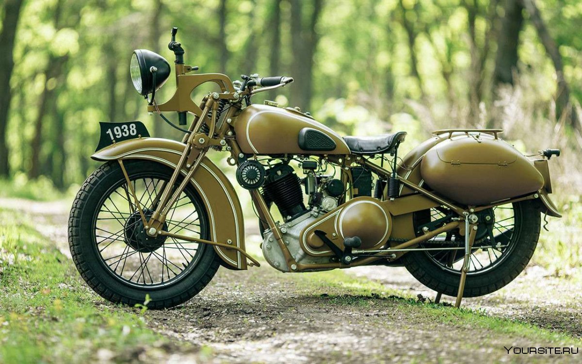 Немецкий довоенный мотоцикл sachs 98