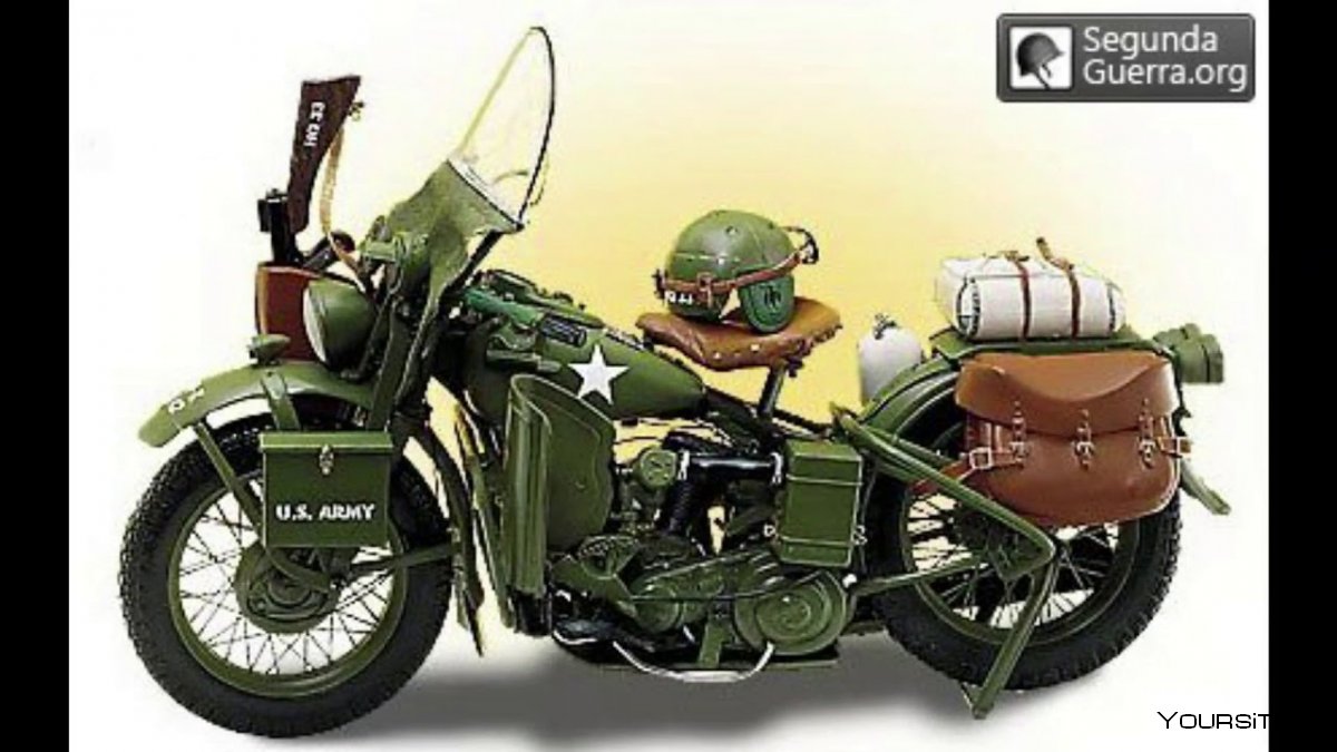 Harley Davidson мотоцикл 1944