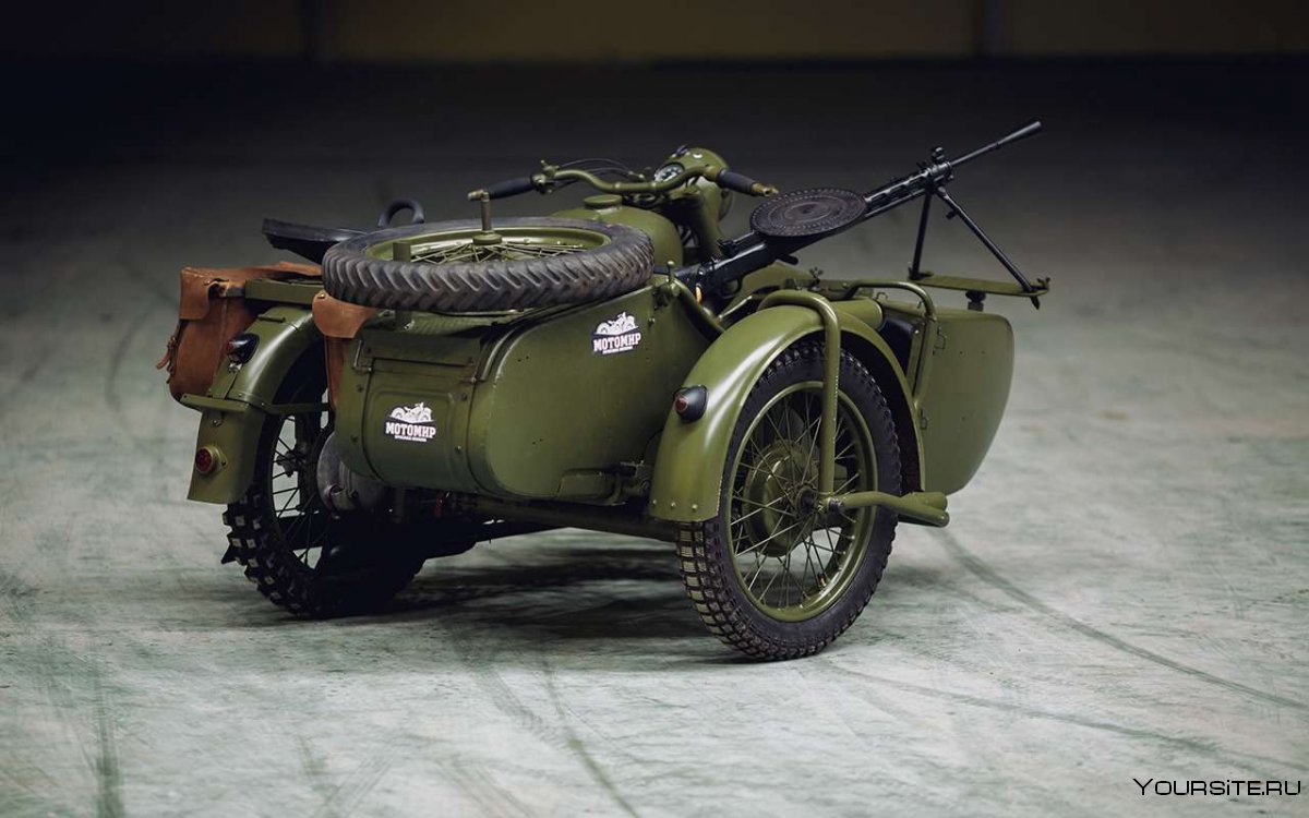 Военный мотоцикл м-72