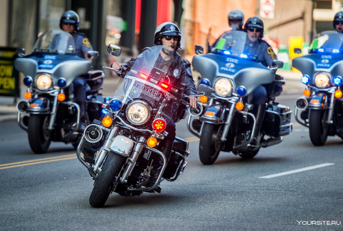 Полицейский мотоцикл США