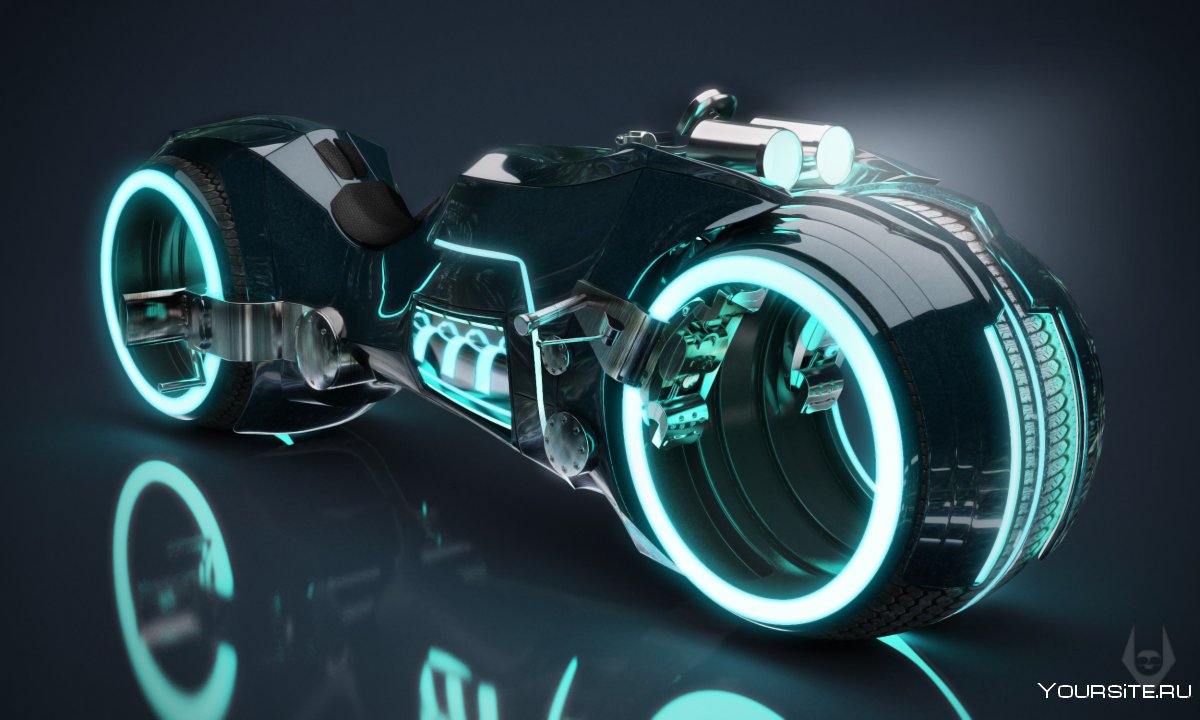 Футуристичный tron Light Cycle