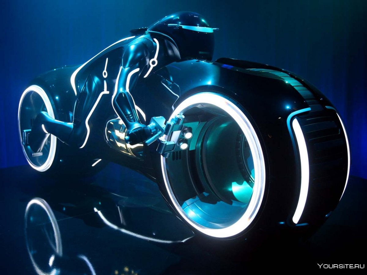 Мотоцикл tron Light Cycle 80s