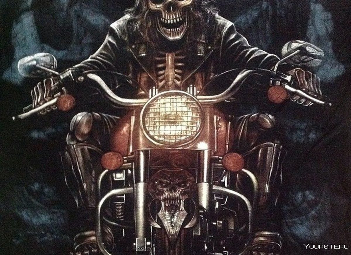 Harley Davidson Призрачный гонщик