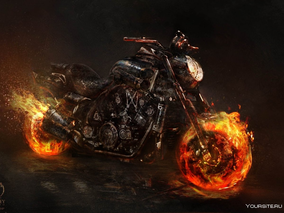 Yamaha Vmax Ghost Rider