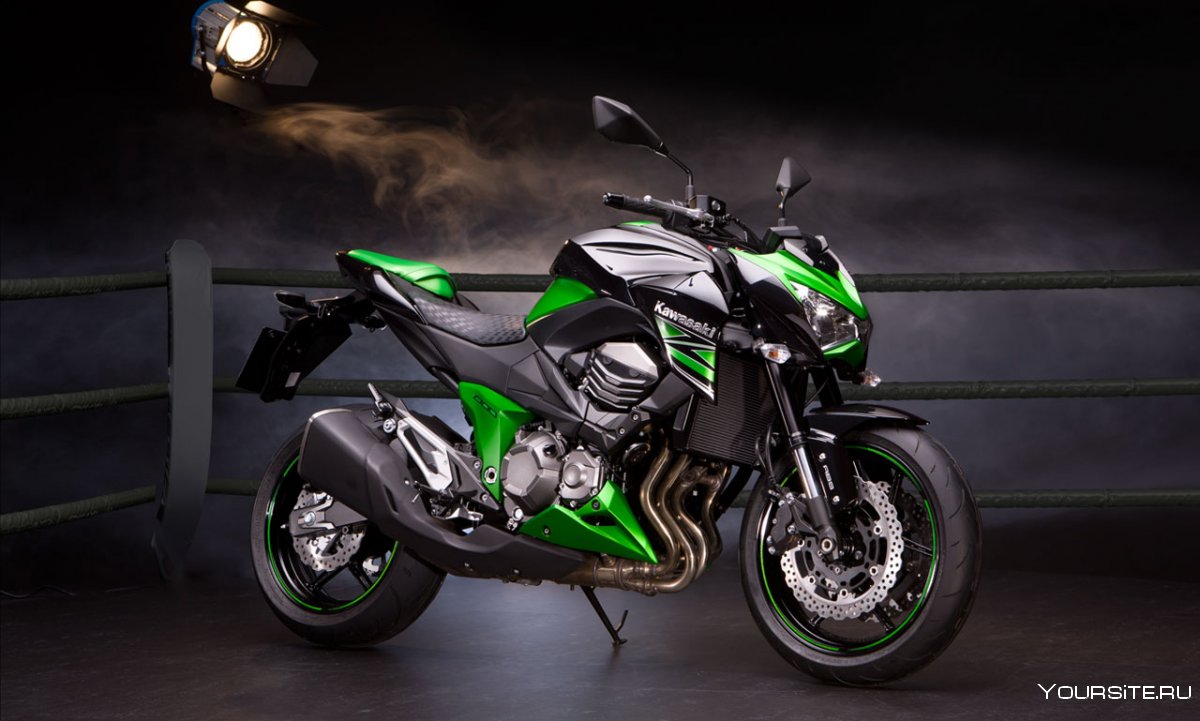 Kawasaki z800 зеленый