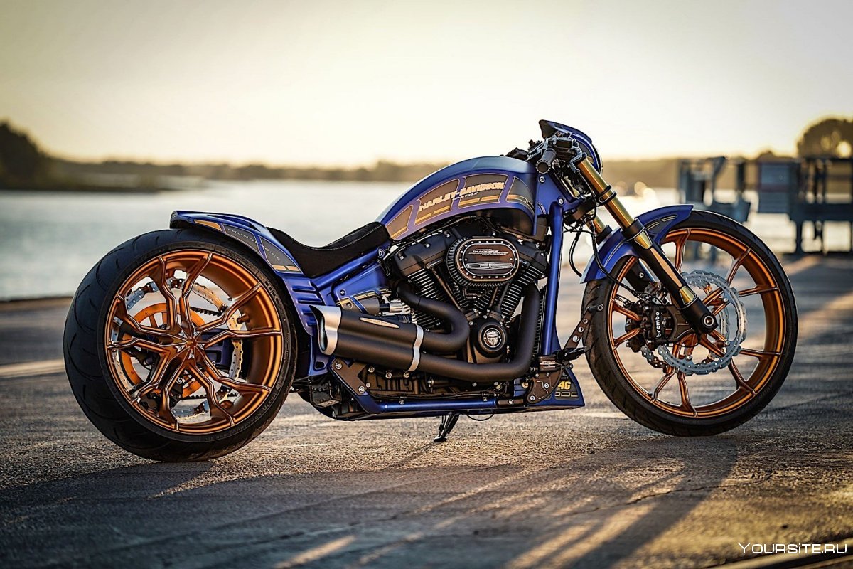 Harley Davidson американский чоппер байк