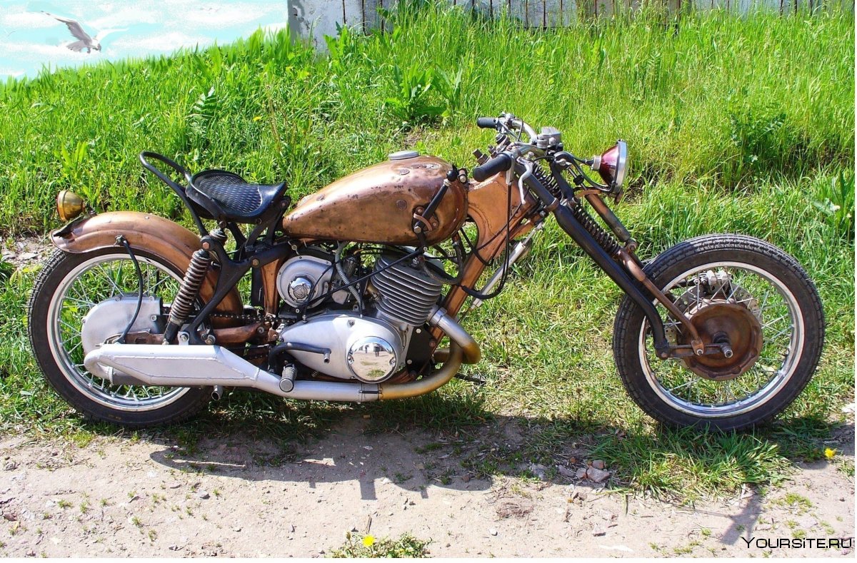Мотоцикл Урал под чоппер