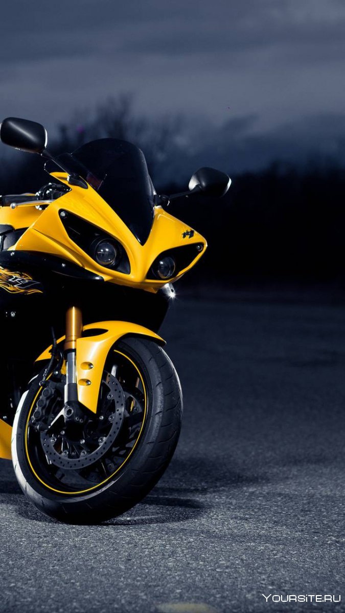 Yamaha r1 желтый