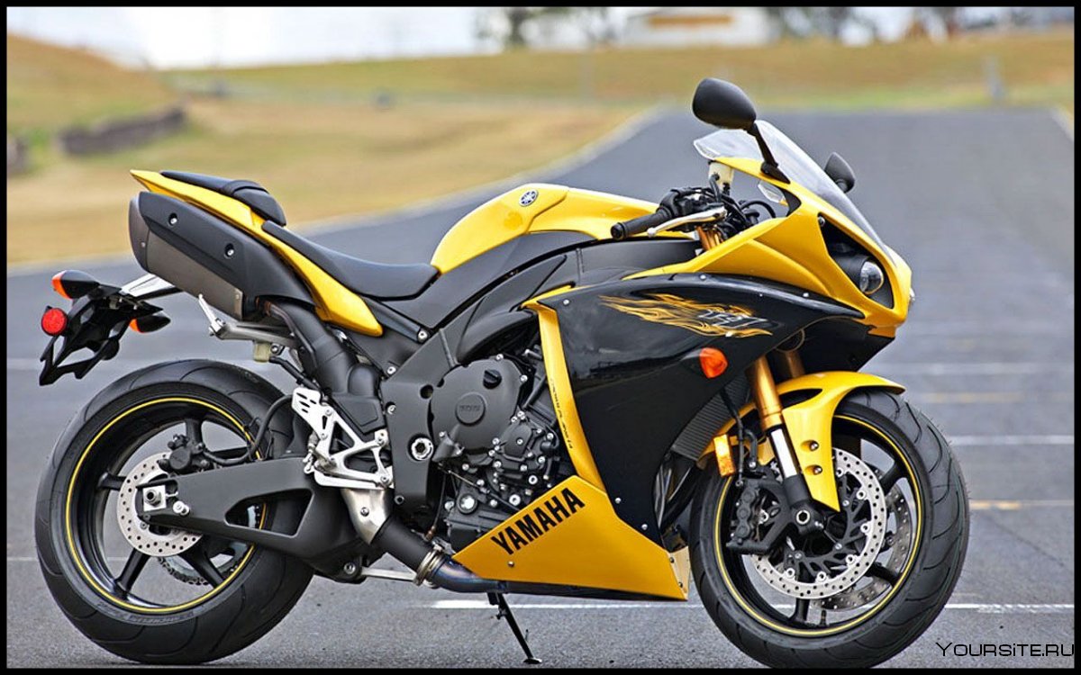 Yamaha YZF-r1 желтый