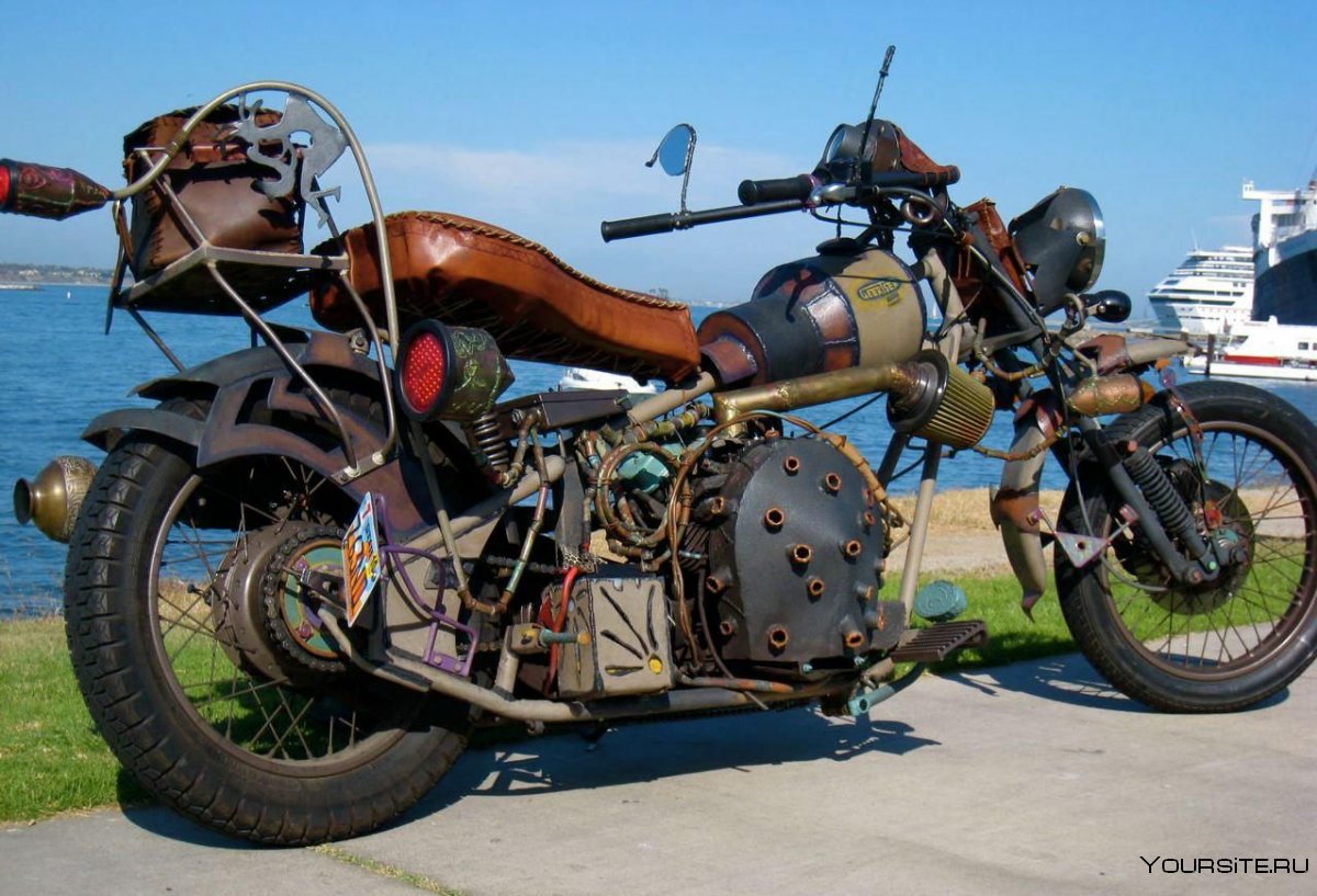 Мотоцикл Урал стимпанк
