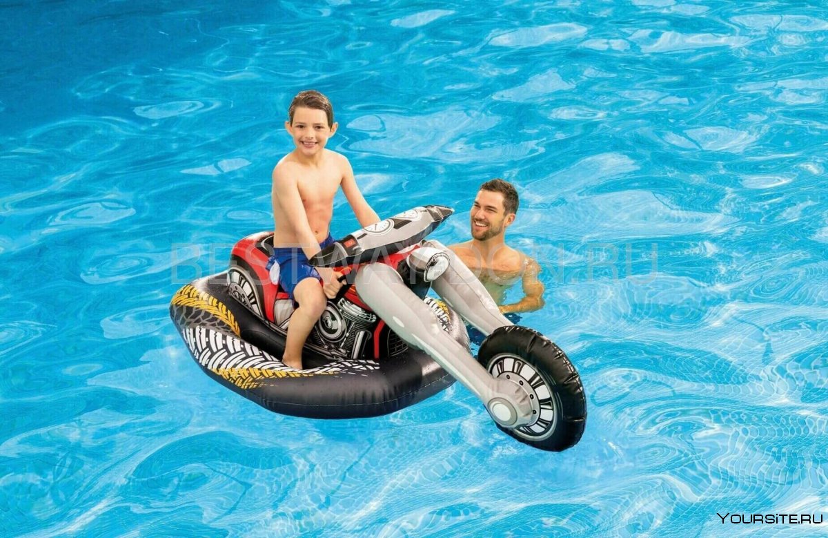 Надувной мотоцикл для плавания