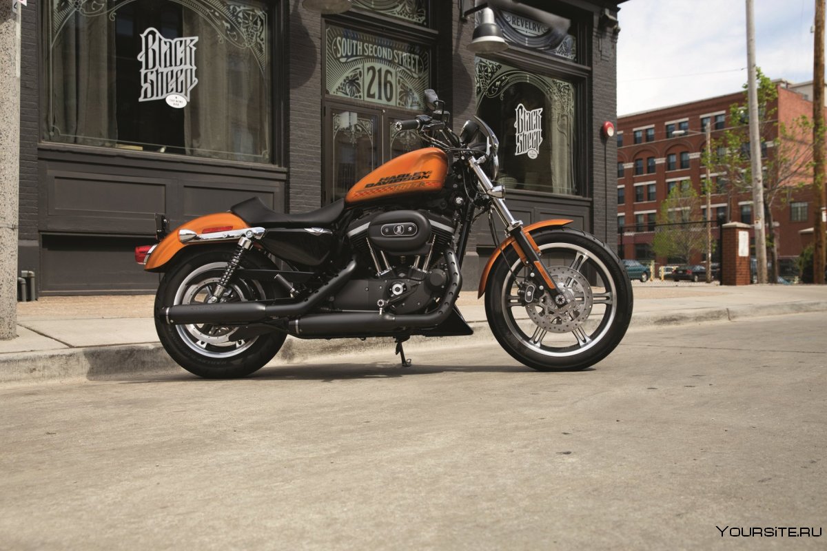 Harley Davidson Sportster 883 посадка