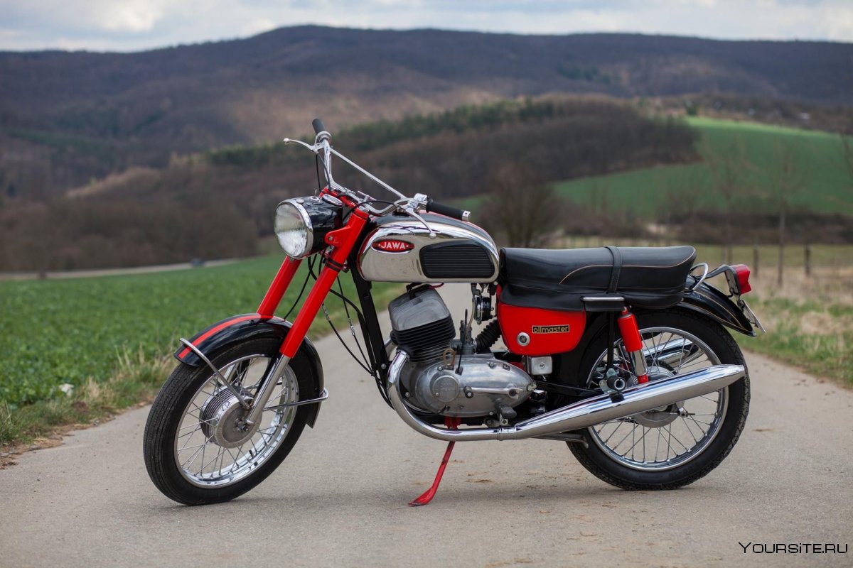 Мотоцикл Ява 1974