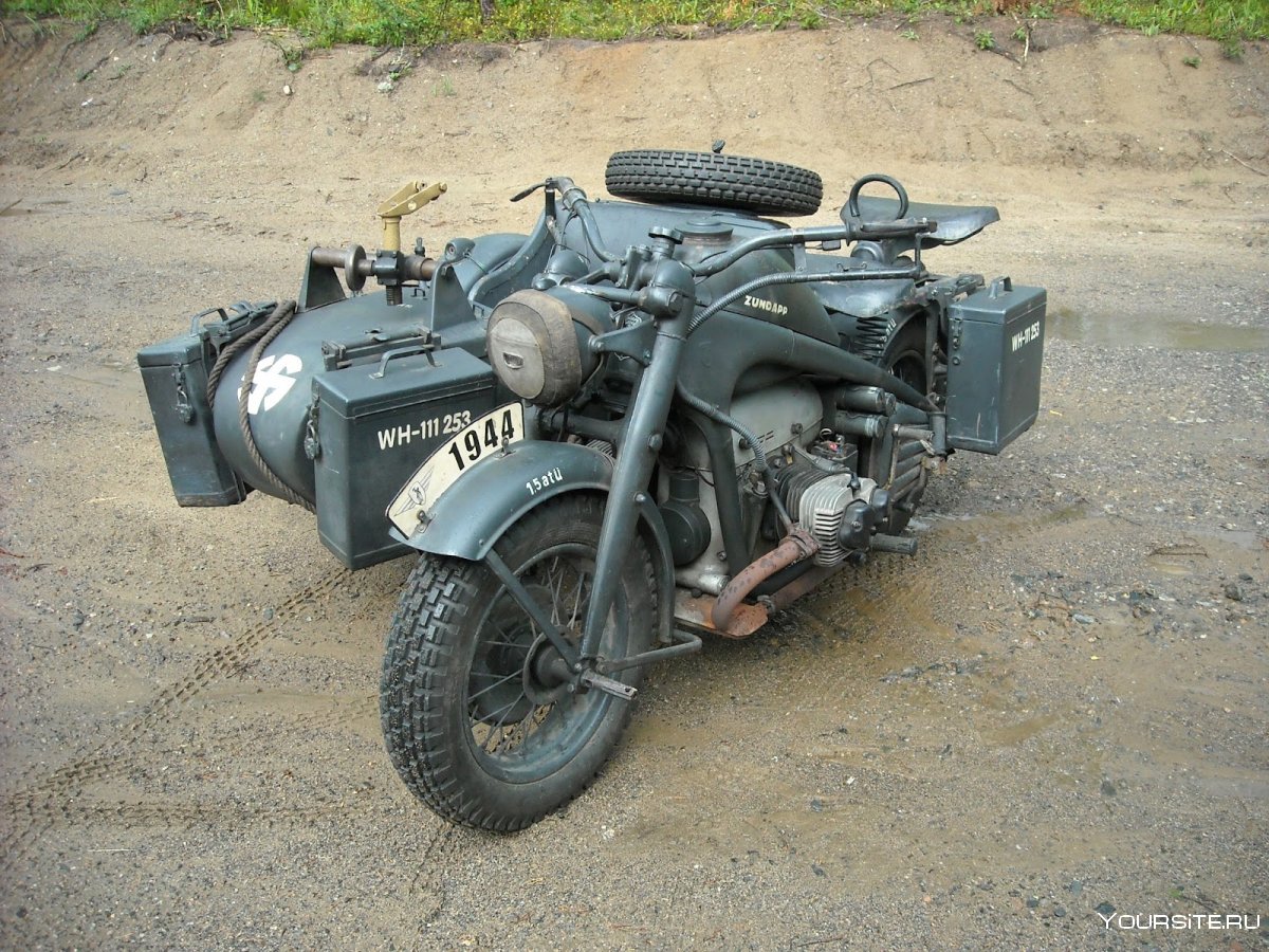 Военные мотоциклы Zundapp ks800