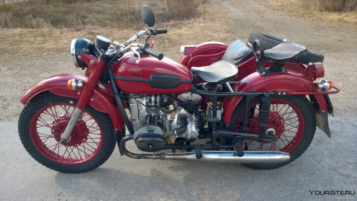 Урал мотоцикл m63 красный