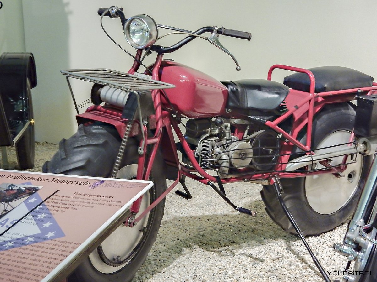 Полноприводной мотоцикл Урал 2х2 старые