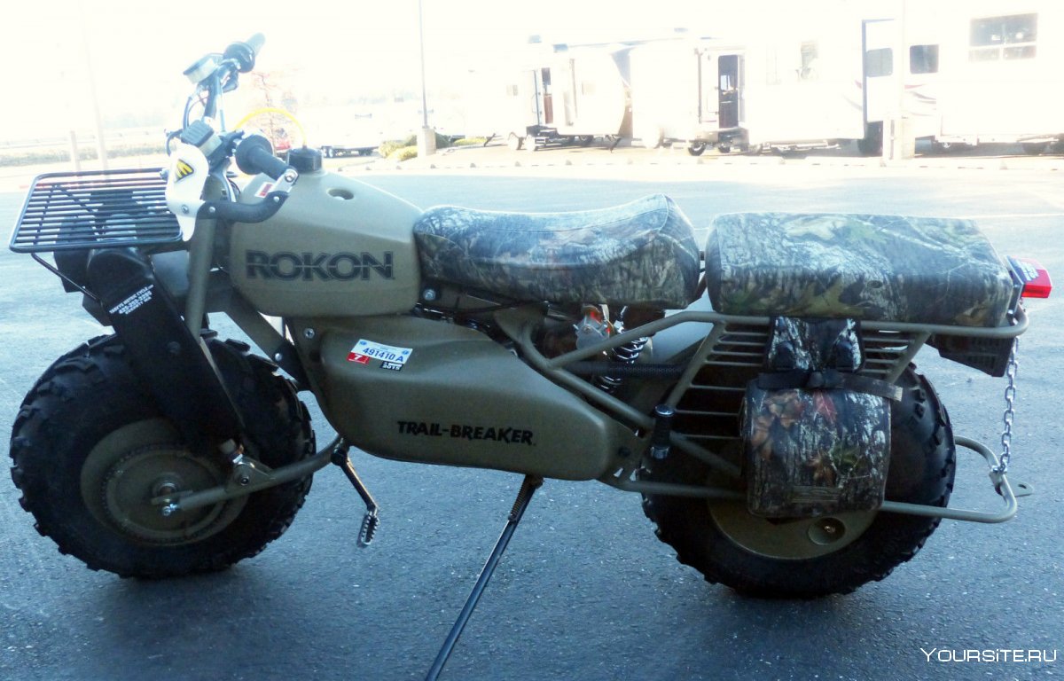 Мотоцикл Рокон с прицепом