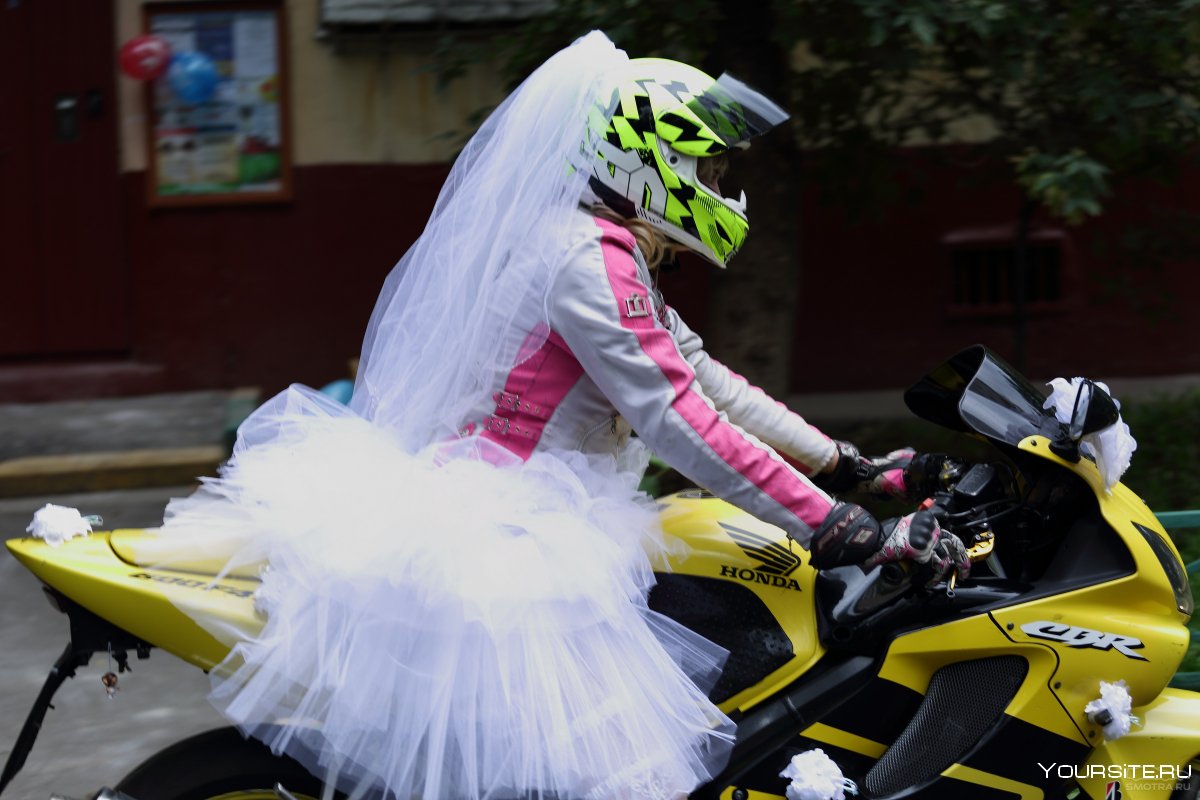 Свадебный мотоцикл